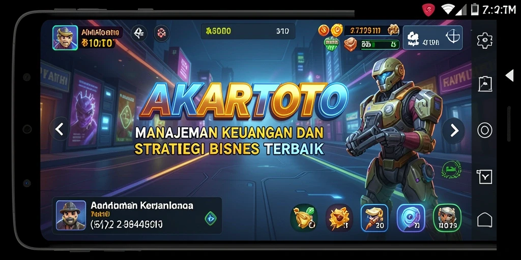 Tampilan menarik dari gameplay AKARTOTO yang seru.