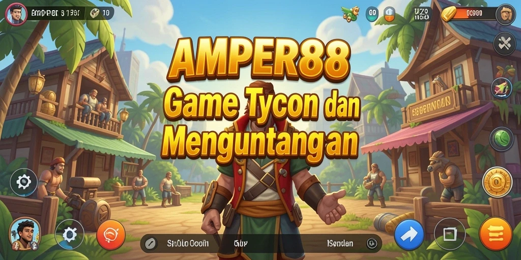 Tampilan gameplay Tycoon yang seru dan menarik di AMPER88.