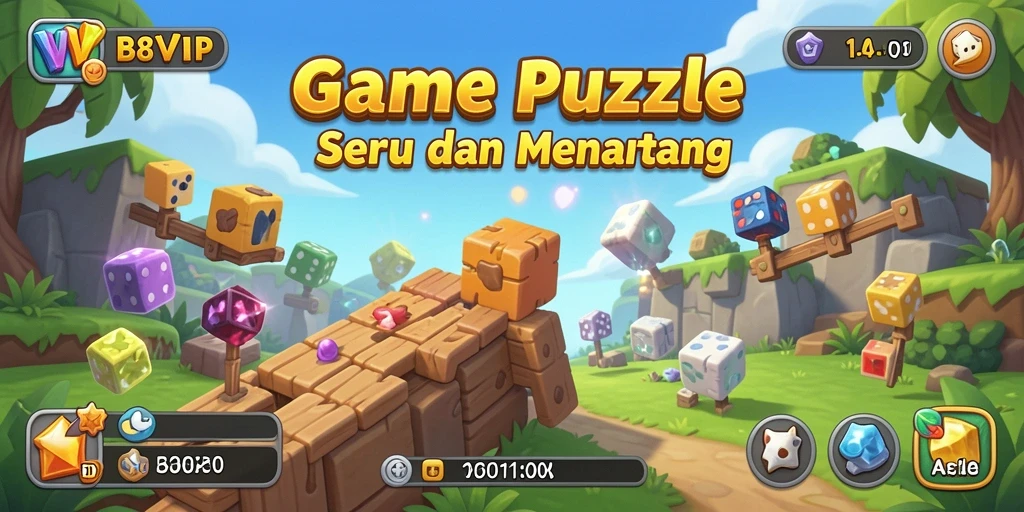 Tangkapan layar gameplay B8VIP yang menampilkan tantangan Puzzle menarik.