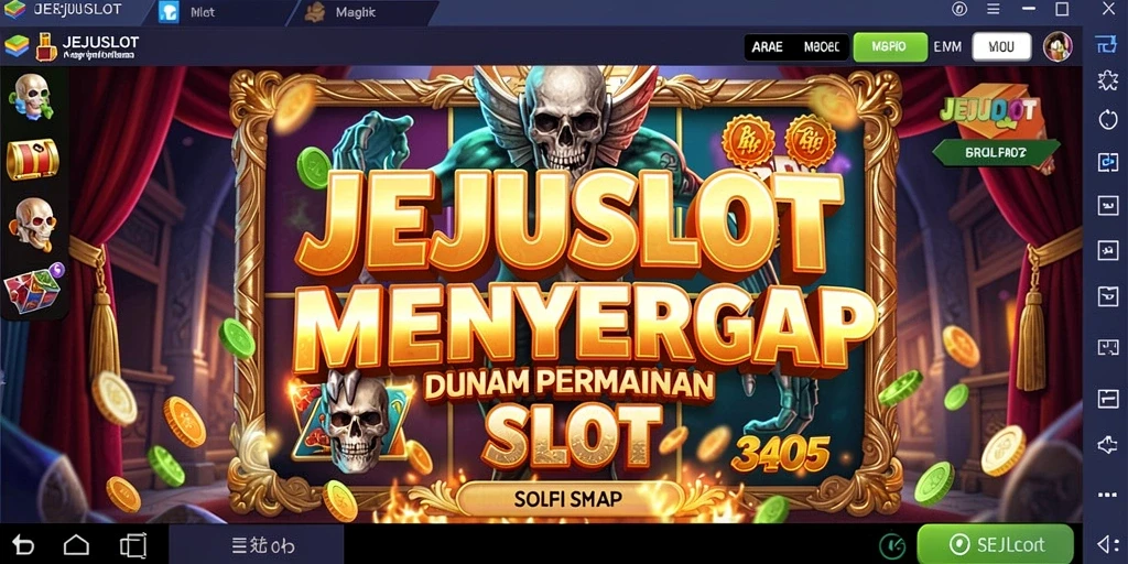 Screenshot gameplay JEJUSLOT dengan nuansa kegelapan yang mencekam.