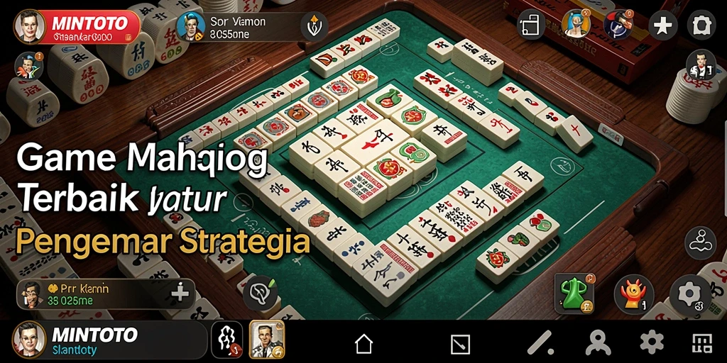 Tampilan gameplay MINTOTO dengan grafik Mahjong yang menawan.