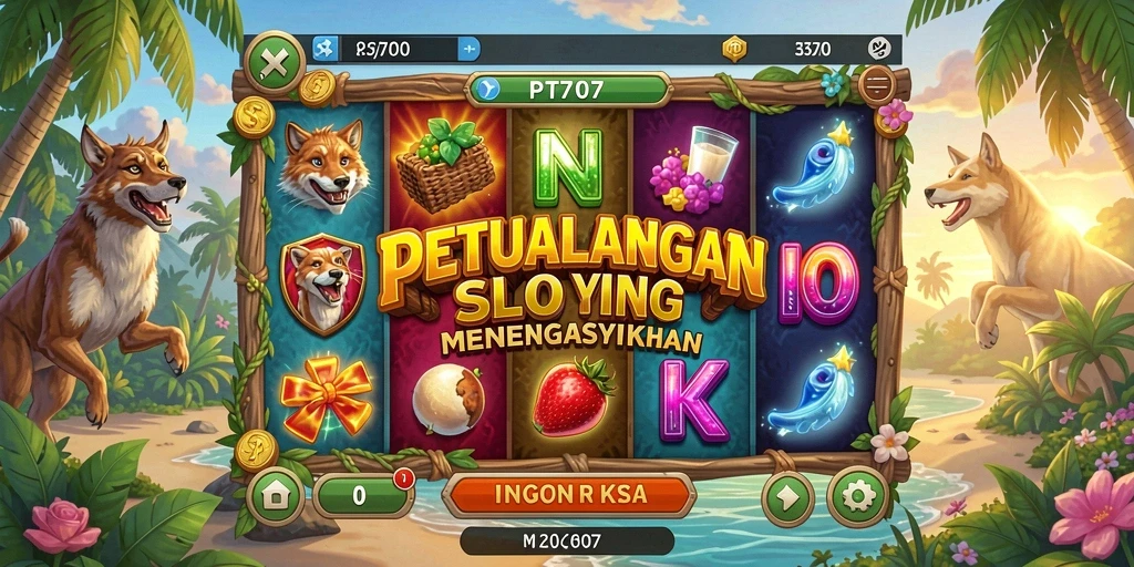Tangkapan layar utama PT707 menampilkan gameplay Slot yang mendebarkan.