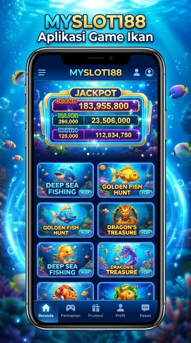 Tampilan utama aplikasi myslot188 yang menarik.
